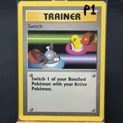 Switch - 95/102 - Base Set - Unlimited - Common - Pokemon TCG - WOTC - Played - Image 3