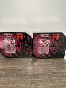 Pokemon TCG Team Rocket Tins Sealed- Full Art Set - Image 1