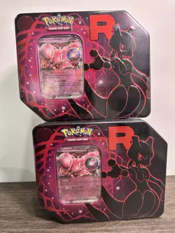 Pokemon TCG Team Rocket Tins Sealed- Full Art Set - Image 2
