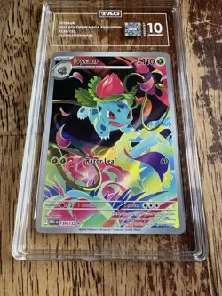 2025 POKEMON MEG EN-MEGA EVOLUTION ILLUSTRATION RARE #134 IVYSAUR Tag 10 - Image 1
