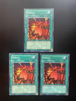 Yugioh Ookazi YSD-EN020 1st Edition Common LP X3 - Image 1