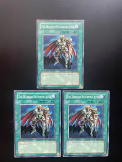 Yugioh The Warrior Returning Alive YSD-EN028 1st Edition Common HP X3 - Image 1
