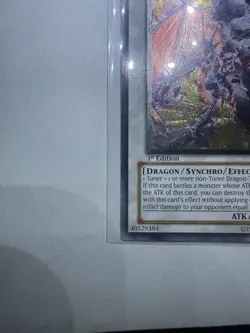 YUGIOH EXPLODER DRAGONWING RGBT-EN040 1ST EDITION ULTIMATE LIGHT PLAYED - Image 2