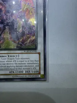 YUGIOH EXPLODER DRAGONWING RGBT-EN040 1ST EDITION ULTIMATE LIGHT PLAYED - Image 3