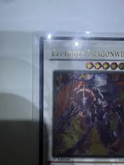 YUGIOH EXPLODER DRAGONWING RGBT-EN040 1ST EDITION ULTIMATE LIGHT PLAYED - Image 4
