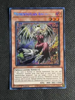YuGiOh! - Mementotlan Angwitch RA04-EN048 Secret Rare 1st Edition Near Mint - Image 1