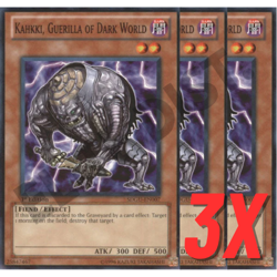 Yugioh Kahkki, Guerilla of Dark World (SDGU-EN007) 1st Edition (NEAR MINT) (3X) - Image 1