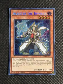 YuGiOh! - Aleister the Invoker RA04-EN024 Alt Art Secret Rare 1st Edition NM - Image 1