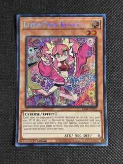 YuGiOh! - LiveTwin Ki-sikil RA04-EN035 Secret Rare 1st Edition Near Mint - Image 1