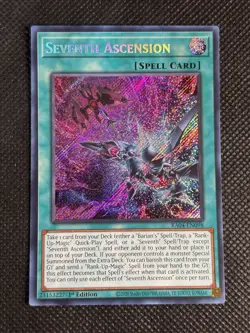 YuGiOh! - Seventh Ascension RA04-EN098 Secret Rare 1st Edition Near Mint - Image 1