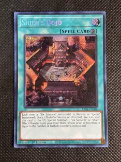 YuGiOh! - Shien's Dojo RA04-EN088 Secret Rare 1st Edition Near Mint - Image 1