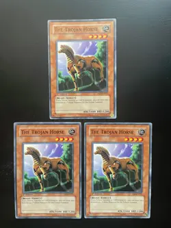 Yugioh The Trojan Horse YSD-EN017 Common 1st Edition MP X3 - Image 1