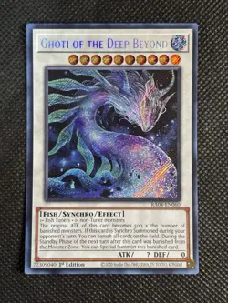 YuGiOh! - Ghoti of the Deep Beyond RA04-EN060 Secret Rare 1st Edition Near Mint - Image 1