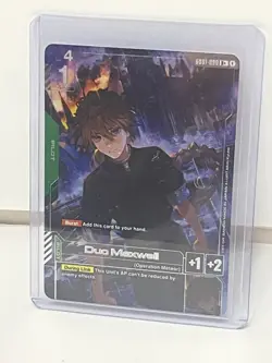 Gundam Card Game Duo Maxwell GD01-090 R+ Foil Alternate Art Alt Newtype Rising - Image 1
