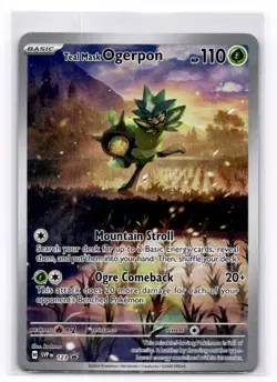 Teal Mask Ogerpon SV: Scarlet & Violet Promo Cards - Pokemon NM 123 - Image 1