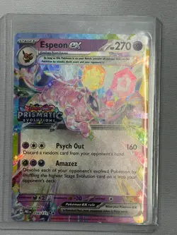 Prismatic Evolutions Surprise Box Stamped EX Promo Cards 9/9 Complete Set - Image 3