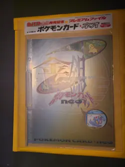 Pokemon TCG Card Japanese Neo Genesis Premium File 1 -Sealed- Safely Packed - Image 3