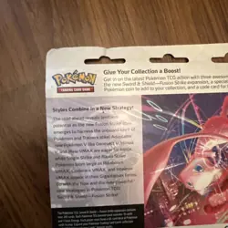 Pokemon tcg Eevee Trading Card - 3 packs FUSION STRIKE - Sealed & New 820650809200 - Image 3