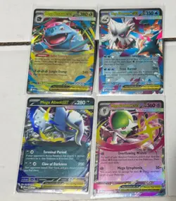 Pokemon Mega Evolutions ex Card Lot (4 Cards) pack fresh - Image 1