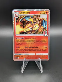 Pokemon TCG Charizard KFC Kentucky Fried Chicken Indonesia Promo Card 181/SM-P - Image 1