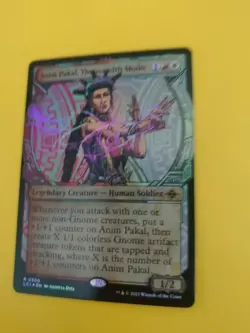 Anim Pakal, Thousandth Moon. LC1 Rare 033 human soldier FOIL MTG Card. - Image 2