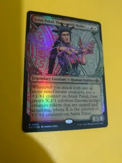 Anim Pakal, Thousandth Moon. LC1 Rare 033 human soldier FOIL MTG Card. - Image 4