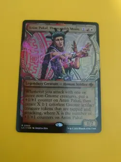 Anim Pakal, Thousandth Moon. LC1 Rare 033 human soldier FOIL MTG Card. - Image 5