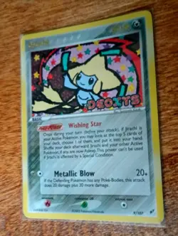Jirachi 2005 Pokemon Holo Rare Card 9/107 Great Condition - Image 1