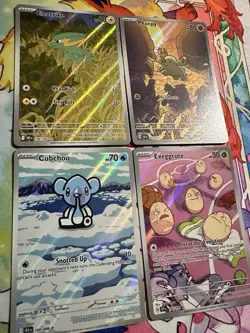 Lot Of 4 - Pokemon TCG Illustration Rare Cards Assortment SEE PHOTOS NEW NM IR - Image 2