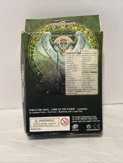 Yu-Gi-Oh Trading Card Deck Structure Deck "Lord of the Storm" Complete - Image 3