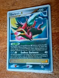 2008 Pokemon Diamond & Pearl Black Star Promo #DP19 Darkrai LV.X-Holo Card - Image 1