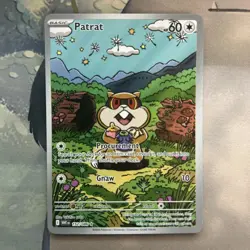 Patrat 152/086 Illustration Art Rare Pokemon Card SV: White Flare NM Normal - Image 1