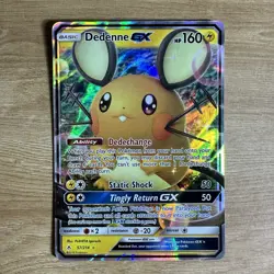 Dedenne GX 57/214 Pokemon SM Unbroken Bonds Ultra Rare Full Art Card English NM - Image 1