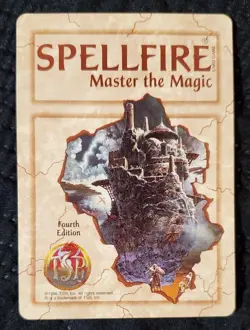 Vintage Spellfire 4th Edition Card M/NM 421/500 Heat Metal Dungeons and Dragons - Image 2