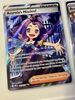 Acerola's Mischief 183/132 Me01: Mega Evolution Holo + 165/132. 2 Cards Lot - Image 3