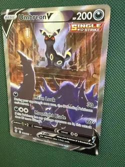 Pokemon Umbreon v TCG Holo Ultra Rare Card Evolving Skies 189/203 NM/M Condition - Image 5