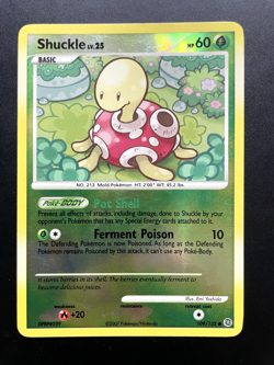 Pokemon Card Shuckle Secret Wonders Reverse Holo Common 109/132 LP - Image 1