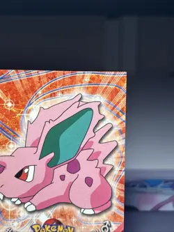 Topps Nidoran (M) #32 Pokemon Card Red Logo, LP Condition - Image 3