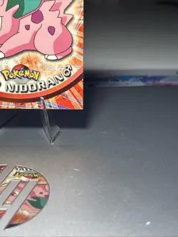 Topps Nidoran (M) #32 Pokemon Card Red Logo, LP Condition - Image 4