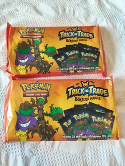 Pokemon TRICK OR TRADE BOOster Bundle 2004 - 35 Mini Packs (105 cards) BRAND NEW - Image 1