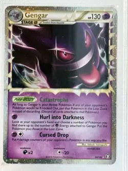 2010 Pokemon HGSS Triumphant Gengar Holo PSA 6 EX-MT #94 - Rare Vintage Card - Image 2