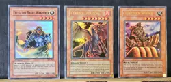 Yu-Gi-Oh Lot 3 Holographic Cards M-NM - Image 1