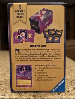 Lorcana Elsa Gift Box! 🔥With Elsa The Fifth Spirit Glimmer Foil Card & 5 Packs! - Image 2