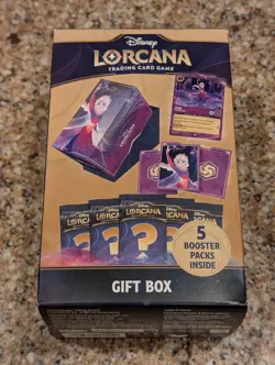 Lorcana Elsa Gift Box! 🔥With Elsa The Fifth Spirit Glimmer Foil Card & 5 Packs! - Image 5