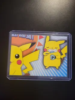Pokemon Topps Pikachu Puzzle Piece P04 Of 6 Card Non Holo - Image 2