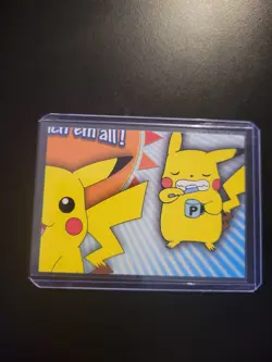 Pokemon Topps Pikachu Puzzle Piece P04 Of 6 Card Non Holo - Image 3