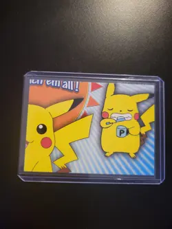 Pokemon Topps Pikachu Puzzle Piece P04 Of 6 Card Non Holo - Image 4