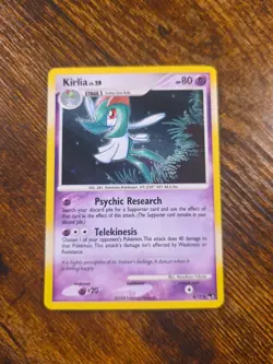 Pokemon Card - Kirlia POP Series 7 Holo 8/17 Uncommon Swirl Lp Front Mp Back - Image 1