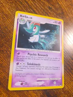 Pokemon Card - Kirlia POP Series 7 Holo 8/17 Uncommon Swirl Lp Front Mp Back - Image 2