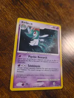 Pokemon Card - Kirlia POP Series 7 Holo 8/17 Uncommon Swirl Lp Front Mp Back - Image 3